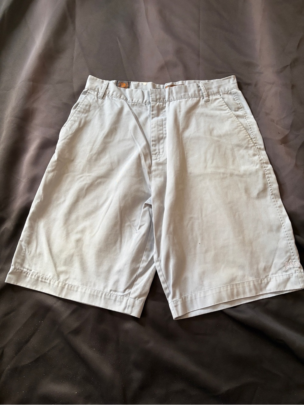 Men's Classic Light Blue Cotton Shorts
